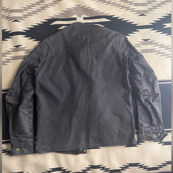 Vanson Motorcycle Jacket, Size S, Waxed Canvas! Slightly worn - Picture 2 of 3
